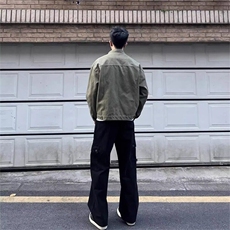 W404-P75男春季高街潮牌宽松百搭夹克潮，男装夹克，星座911-1