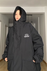 连帽防水大口袋中性保暖户外登山滑雪服加棉加厚棉服外套M33-P145，男装棉衣，电商A001-1