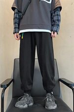 202-7-G新款秋装卫裤男长裤运动针织裤宽松男士休闲裤，男装休闲裤，星座1302