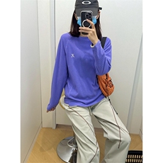 高品秋冬情侣舒适水波纹抓绒套头卫衣长袖T恤打底男女A1166-P43，男装T恤，星座1505