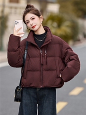 2025年冬季保暖90白鸭绒，女装羽绒服，艾尚靓装