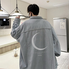 牛仔夹克男大码牛仔外套男茄克NJ77349-P60，男装夹克，电商A040