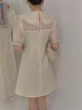 拼接连衣裙，女装连衣裙，驿谷