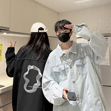 牛仔夹克男大码牛仔外套男茄克NJ77390-P60，男装夹克，电商A040