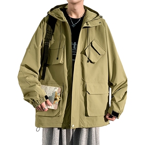 2024春季新款现货户外连帽夹克男 冲锋衣外套JK7706 -P80图片