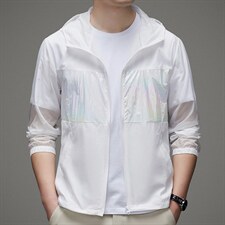 2023夏季冰感防晒衣男士透气薄款夹克钓鱼户外皮肤衣速干外套，男装夹克，电商B212（原钱塘6029）