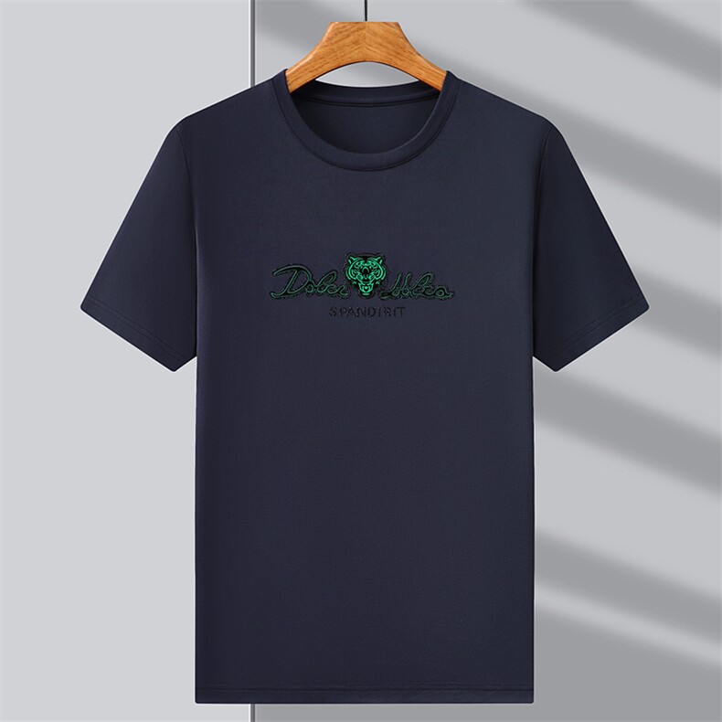 DX6887钱塘2020-3夏季新款潮流虎头印花宽松短袖上衣P32，男装T恤，钱塘207-3