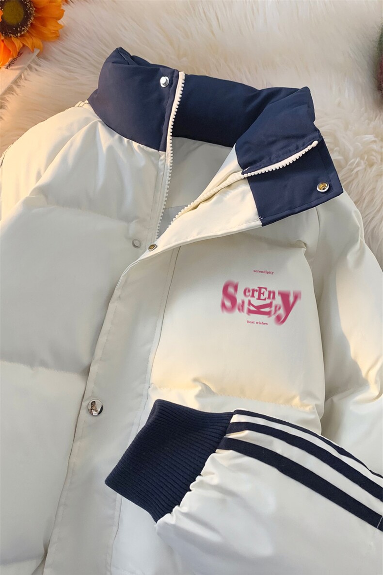 ！3W+！2025冬季新款男士棉衣立领撞色棉服外套MY216特P80,男装棉衣,电商B220
