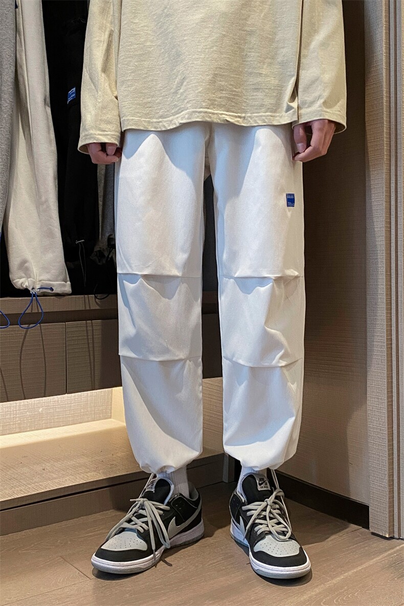 ！21春季新款男士宽松百搭休闲裤潮流九分束脚裤K2022P45,男装休闲裤,电商B220