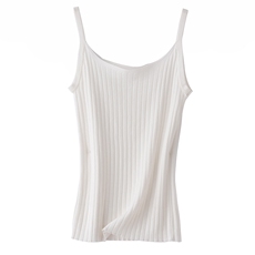 2025年秋季休闲风吊带时尚百搭通勤简约休闲一字领，女装背心吊带，朝思羊绒