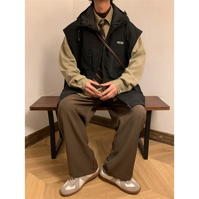 加棉特P60控118秋冬动款棉衣冲锋衣连帽马甲男拉链外套夹克MJM271,男装夹克,电商B370
