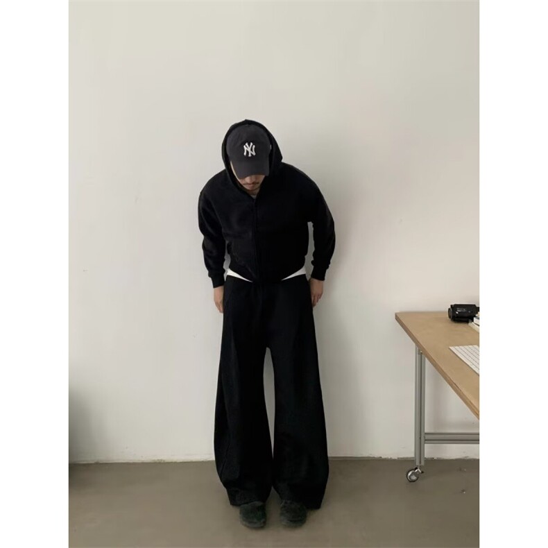 1506A/GK20320/P49新款宽松休闲裤男韩版潮流百搭裤子,男装休闲裤,星座1506A