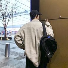 男春季衬衫千鸟格长袖衬衫CS10P38，男装衬衫，星座1116-2