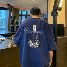 量大优供视频重磅麂皮绒短袖T恤男JPDX193-特P19，男装T恤，电商B367