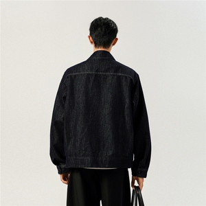 不褪色 2026新高品质牛仔夹克宽松韩版工装潮流水洗外套N107/P98图片