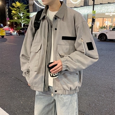 2026春款老钱风高品质麂皮绒猎装男夹克DSA157B-J2656-特P75，男装夹克，电商A157B