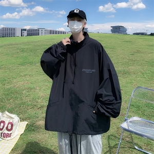 防晒衣夏季薄款连帽皮肤衣服潮牌日系户外防紫外线外套男图片