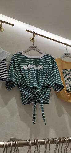 条纹系带，女装，新雅行-1