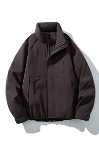 男士短款纯色羽绒服外套 D213-M302-P280图片