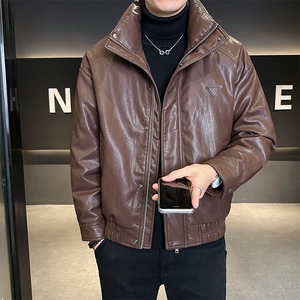 数据款标50 皮羽绒服男士2025冬季新款 B240-YR9291-P255图片