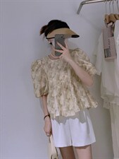 系带娃娃衫，其它，驿谷