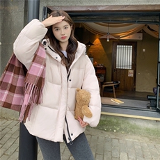 新款50绒加厚羽绒服2D035-25127P275K408，女装羽绒服，2D035