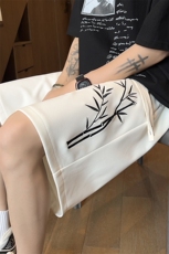 刺绣高点击中性风潮牌短裤男学生宽松416B-1-DK863-特P28限48，男装牛仔裤，星座416B-1
