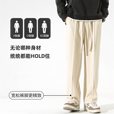 2025秋季休闲裤男宽松潮牌运动裤休闲束脚裤CK366P40，女装休闲裤，星座1107