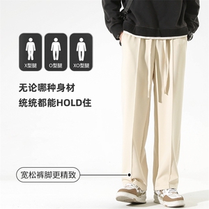 2025秋季休闲裤男宽松潮牌运动裤休闲束脚裤CK366P40图片