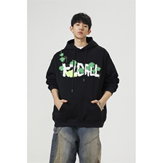 万针刺绣结构设计重磅秋冬全棉高品质美式高街连帽卫衣外套Y7684，男装卫衣，电商A486-1