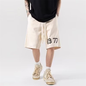 大码五分裤男士休闲运动中裤男夏季新款宽松短裤男阔腿K6295-P28图片