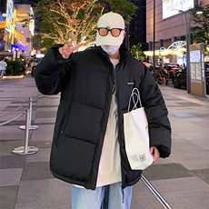 男士加厚棉衣男冬季情侣款休闲棉服刺绣立领棉袄A266-WMY2230-P65，男装棉衣，电商A266