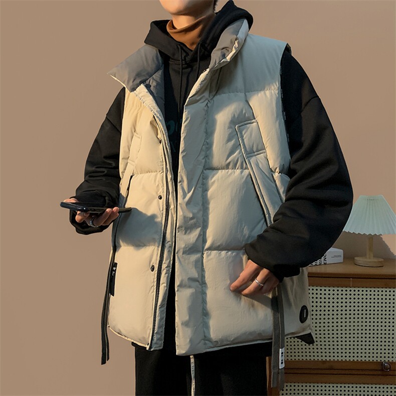 A907-P502023美式oversize潮牌棉服新款冬季加厚背心羽绒马甲男,男装夹克,星座512-6