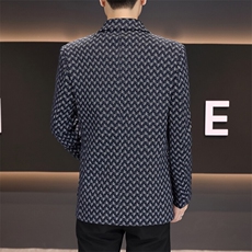 秋季新款男士韩版简约百搭潮流西装领夹克外套上衣7909P100，男装夹克，电商B226-2（原B217-2）
