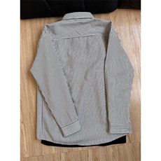 春季新款条纹衬衫男长袖衬衣外套港风宽松百搭上衣CS017-P30，男装衬衫，星座301C-5