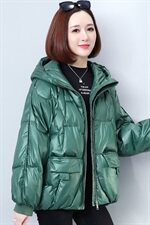 时尚百搭宽松显瘦黑色棉服女冬季新款加厚保暖外套，女装棉衣/棉服，丽影随形