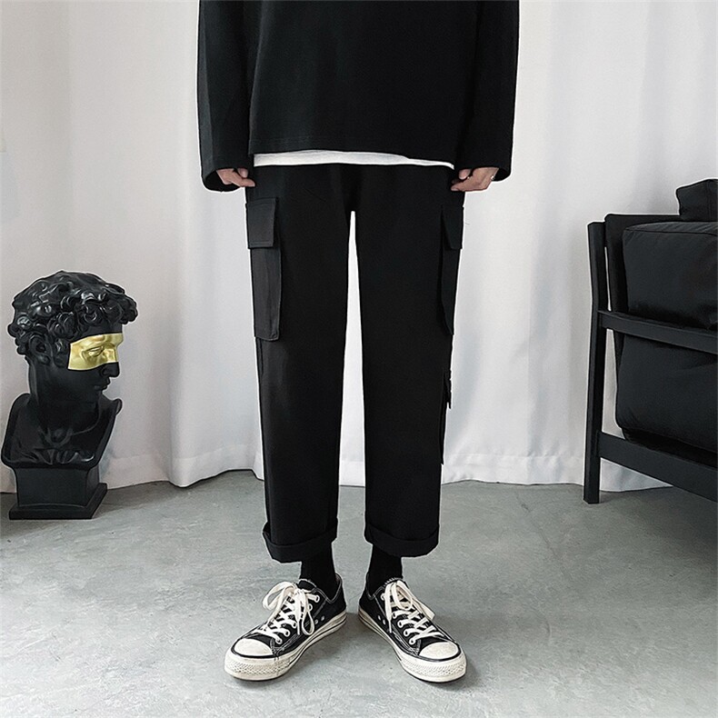加绒2020男休闲裤束脚裤运动裤九分裤工装裤1269特批40加绒50,男装休闲裤,星座718-1