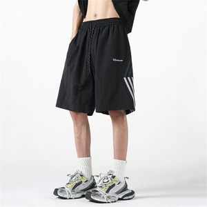 美式潮牌三条杠运动速干短裤男夏季轻薄透气休闲五分裤DA152-P32图片