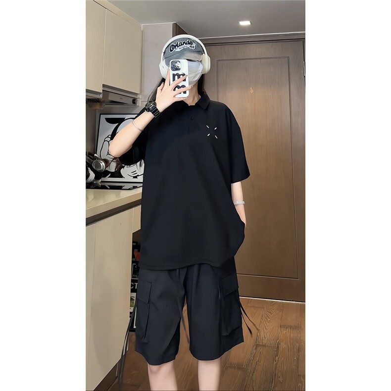 PL9003-P25-控49-大量现货POLO衫男短袖T恤潮牌纯色翻领透气网眼,男装T恤,星座116