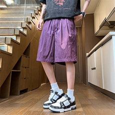 现货夏季工装短裤男ins潮牌休闲百搭潮流痞帅五分裤D02518-P35，男装牛仔裤，星座308B-2