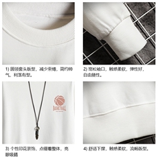 S6237-P28秋季圆领卫衣男大码韩版宽松长袖外套网格，男装卫衣，电商A040A
