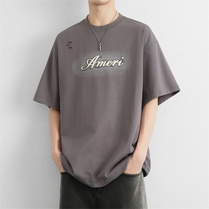 2025美潮高定印花宽松短袖T恤半袖衣服BG3009P70图片