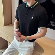 老款齐色补货高品质大码短袖T恤翻领Polo衫T016-特P35，男装T恤，电商D342