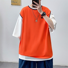 自拍港电商A088-DF2014-TP30100夏款宽松短袖T恤控50，男装T恤，电商A088