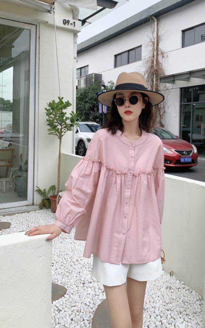 现货九分袖衬衫，女装衬衫，依纤