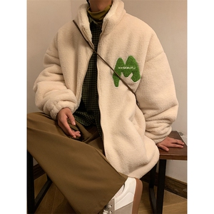 羊羔毛棉衣外套加厚棉服夹克厚港风日系棉袄1016-1 W57 P118 K158图片