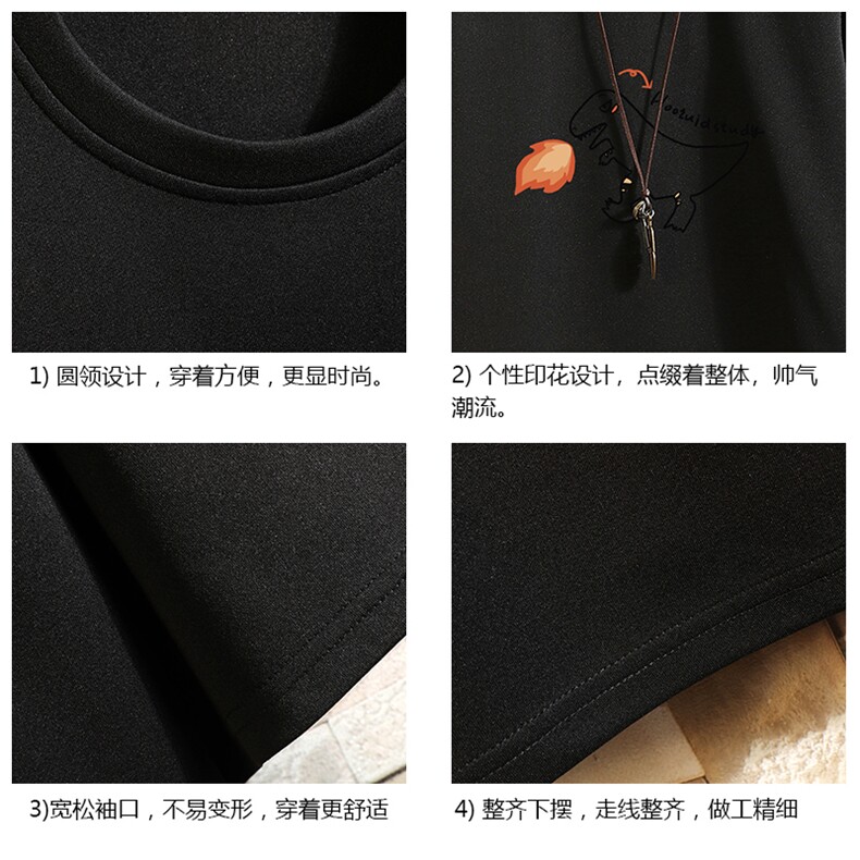 TK28040-P25春夏季七分袖t恤男大码五分袖男短袖中袖砖墙挂拍,男装T恤,电商A040A