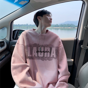2025秋季男潮流休闲wyjp-4378卫衣圆领麂皮绒 特p35  控69图片