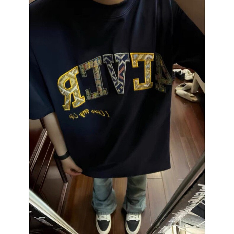 原版刺绣纯棉短袖ZX0305-P35,男装T恤,星座313A(原308A-2)