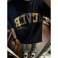 原版刺绣纯棉短袖ZX0305-P35，男装T恤，星座313A(原308A-2)